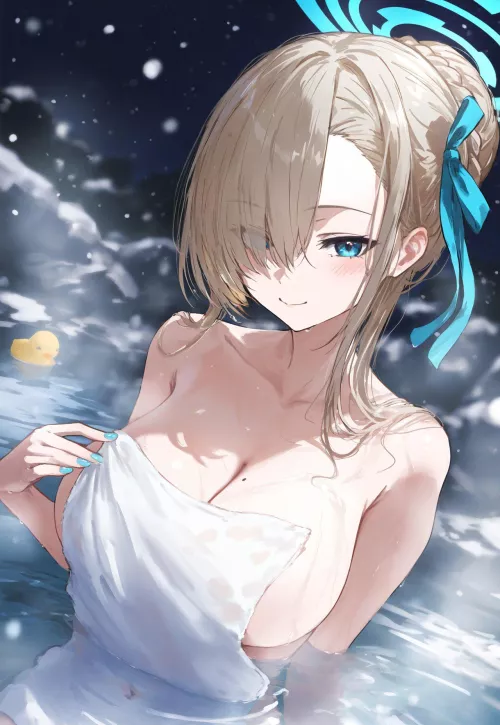 Onsen Asuna [Blue Archive] by CheetahSperm18