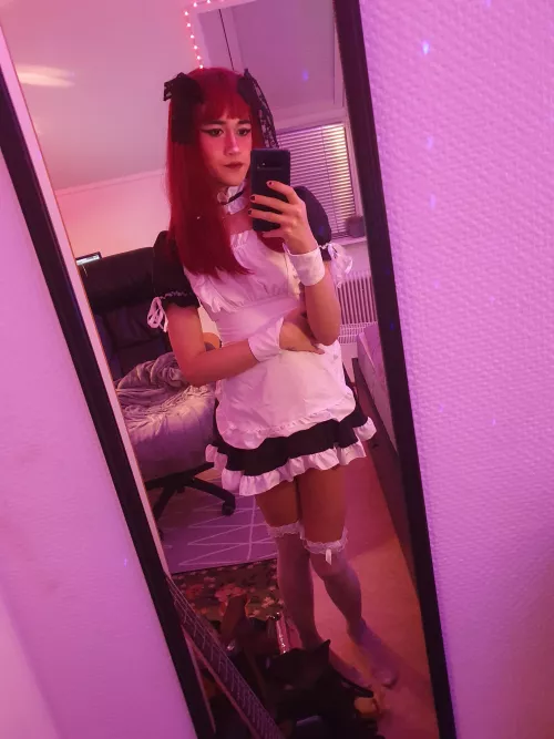 She bought a maid outfit for me 🩷 by lewdpillows