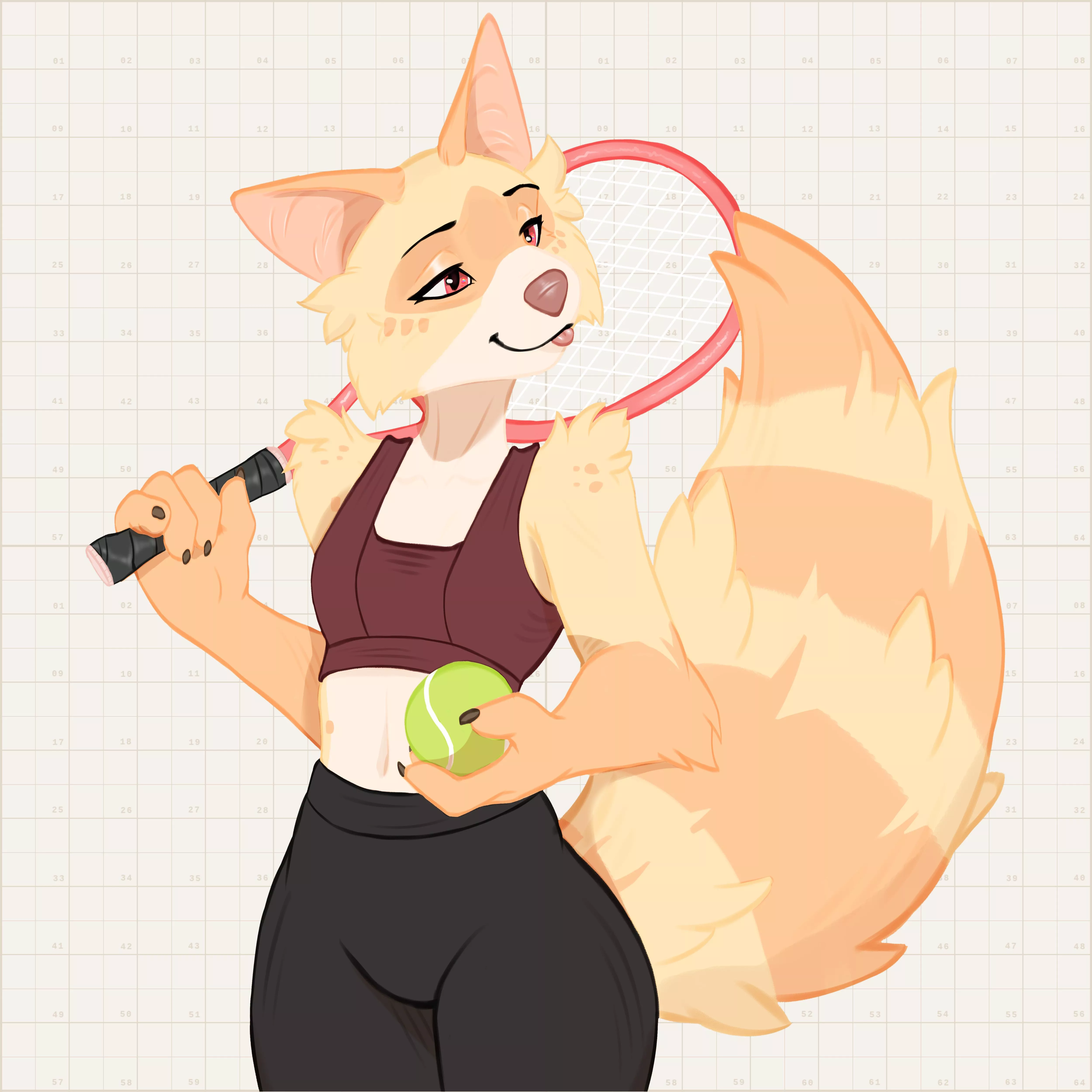 Tennis? (Art by Me) posted by RhaelRhaelRasputin