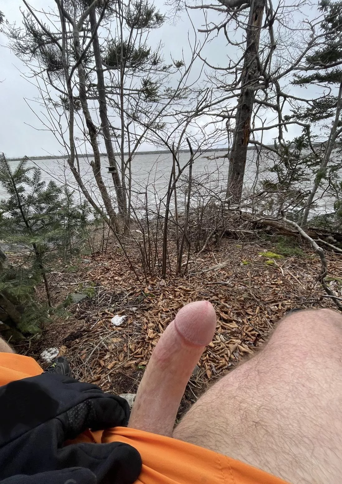 Too cold to make it fully hard 🧊 posted by Nsfwidk28