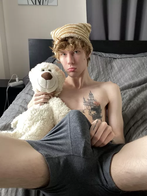 are you embarrassed when your dick sticks out a lot in a public place? I was always ashamed of it at school by pepelnahoodie