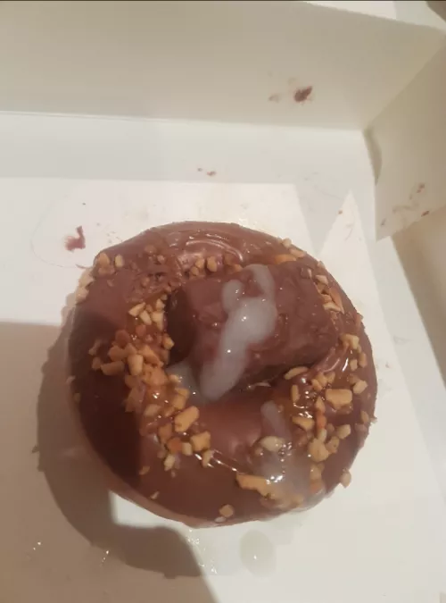 Cum glaze donut 🍩 take a bite by Damonready