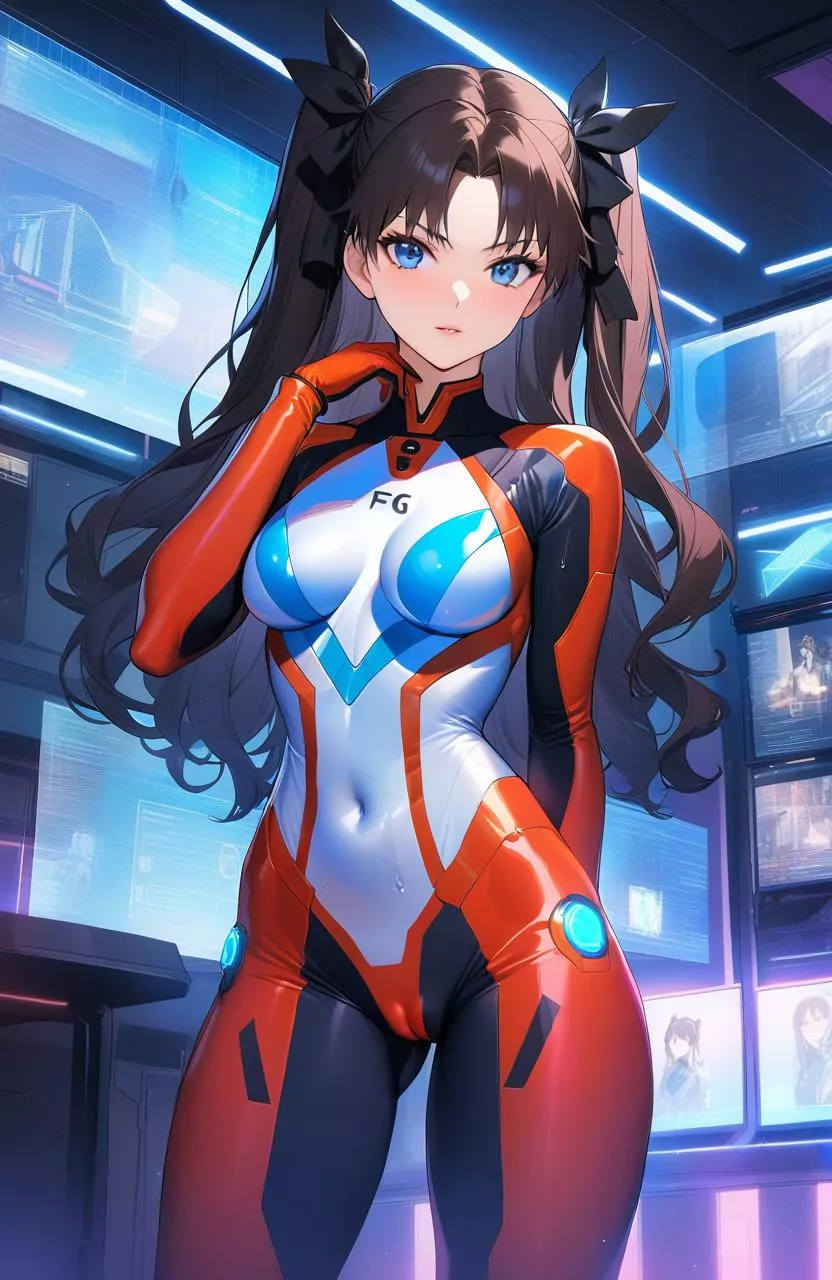 EVA Plugsuit Rin Tohsaka  posted by CheetahSperm18