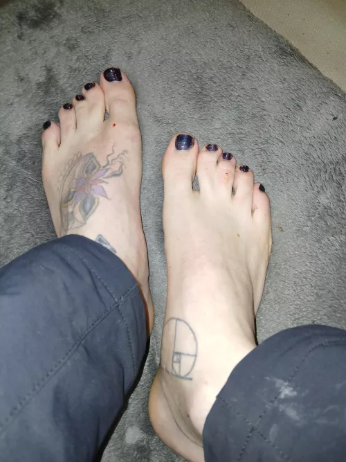 First time showing my webbed feet to the public... by ginna_cummin