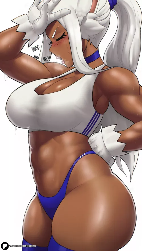 Gym Bunny Miruko (EchoSaber) by Kuro-Oji