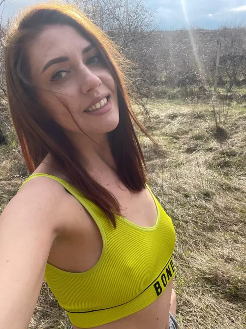 I took a favorite top and it's not designed to be worn with bra😍 by megan_vikkk