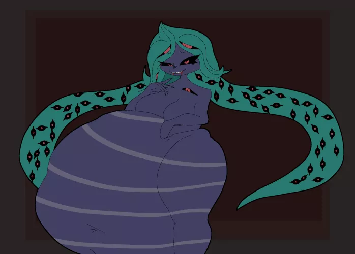 {image} Vore art of my sona, Kha'rie, done by ShoggothiccNSFW on twitter! by KharieTheGoddess