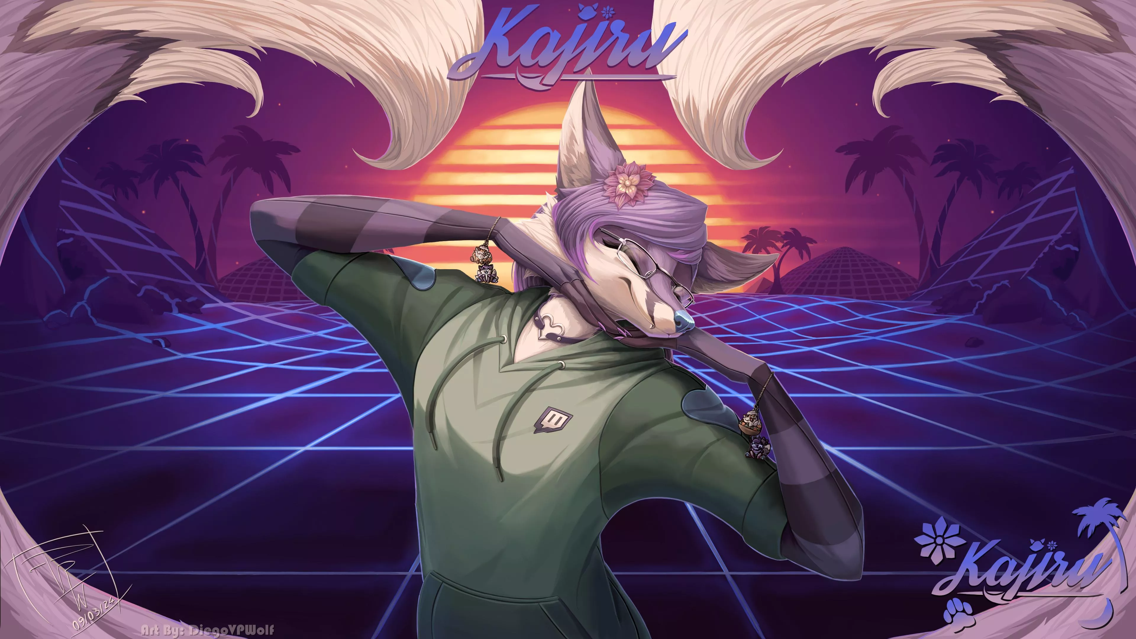 Kajiru An Adorable Kitsune - Art By Me ^^ posted by DiegoVPWolf