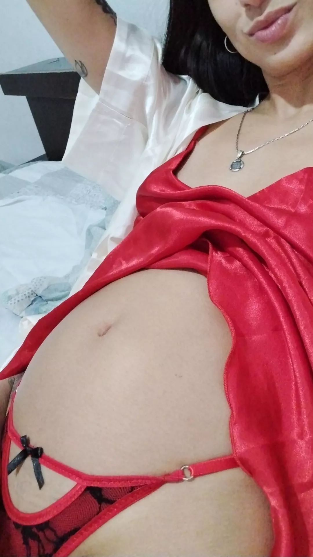 Lying down after dinner. Of course, there was dessert 😌😉 posted by Plus_Ad7009