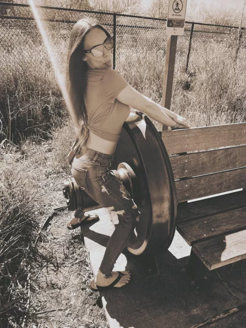 Outdoor riding this big pole  by Canyon35Hunter