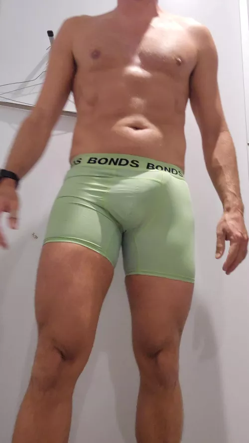 Post run. Green is my favourite colour.  by publicnakedrun