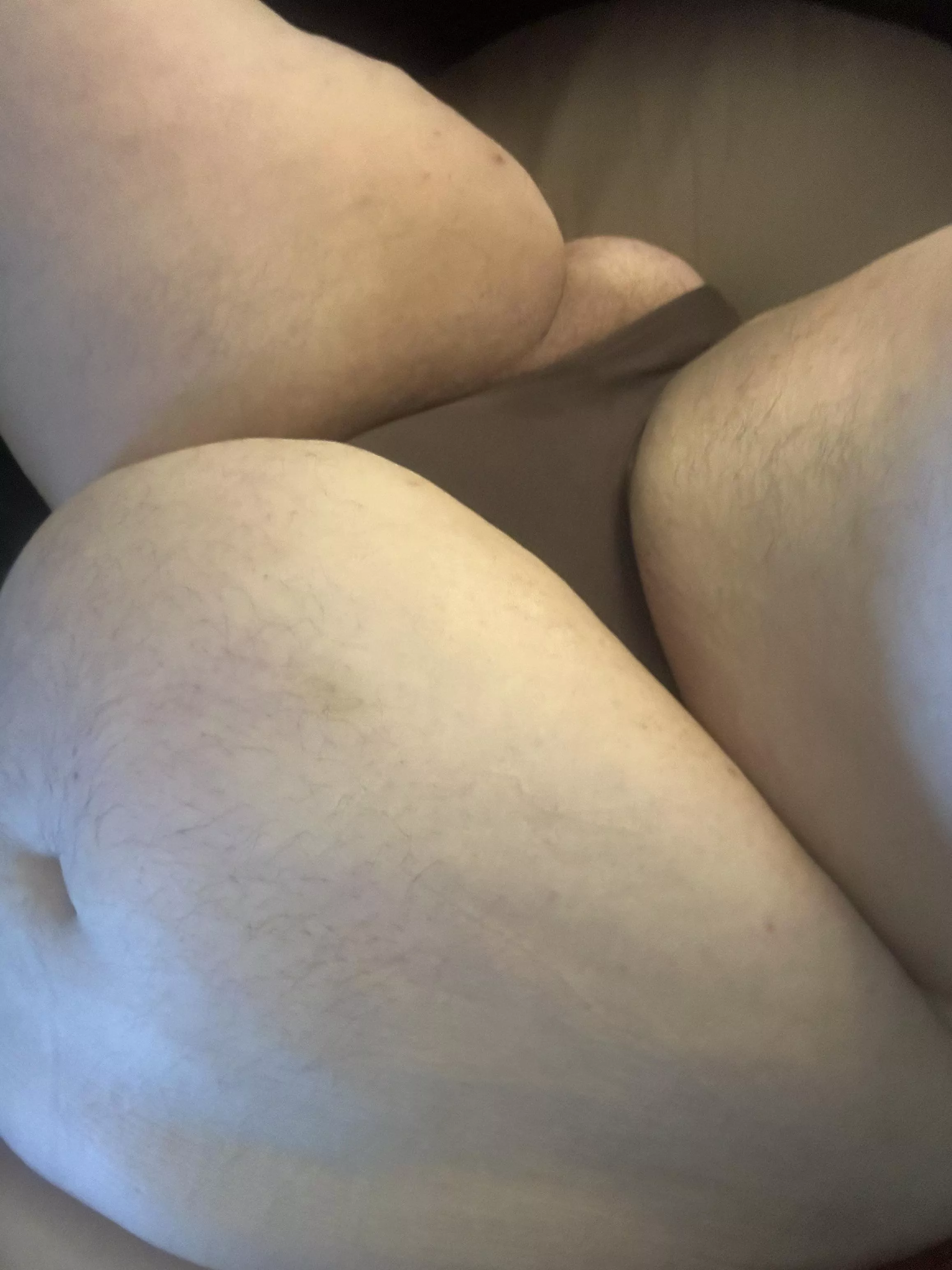 Pull them to the side or take them off? posted by fatninabbw