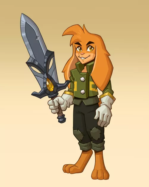 redesign of my oc (made for me) by isacmirandaart