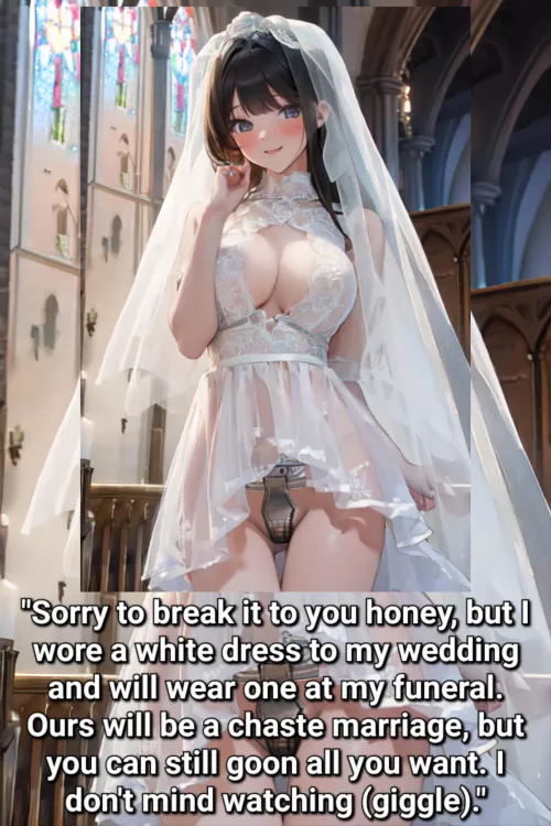 Would you marry a gorgeous woman you could never make love to? [ AI generated] by CussingCats