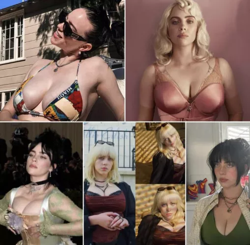 Billie Eilish is stacked by analfandickass