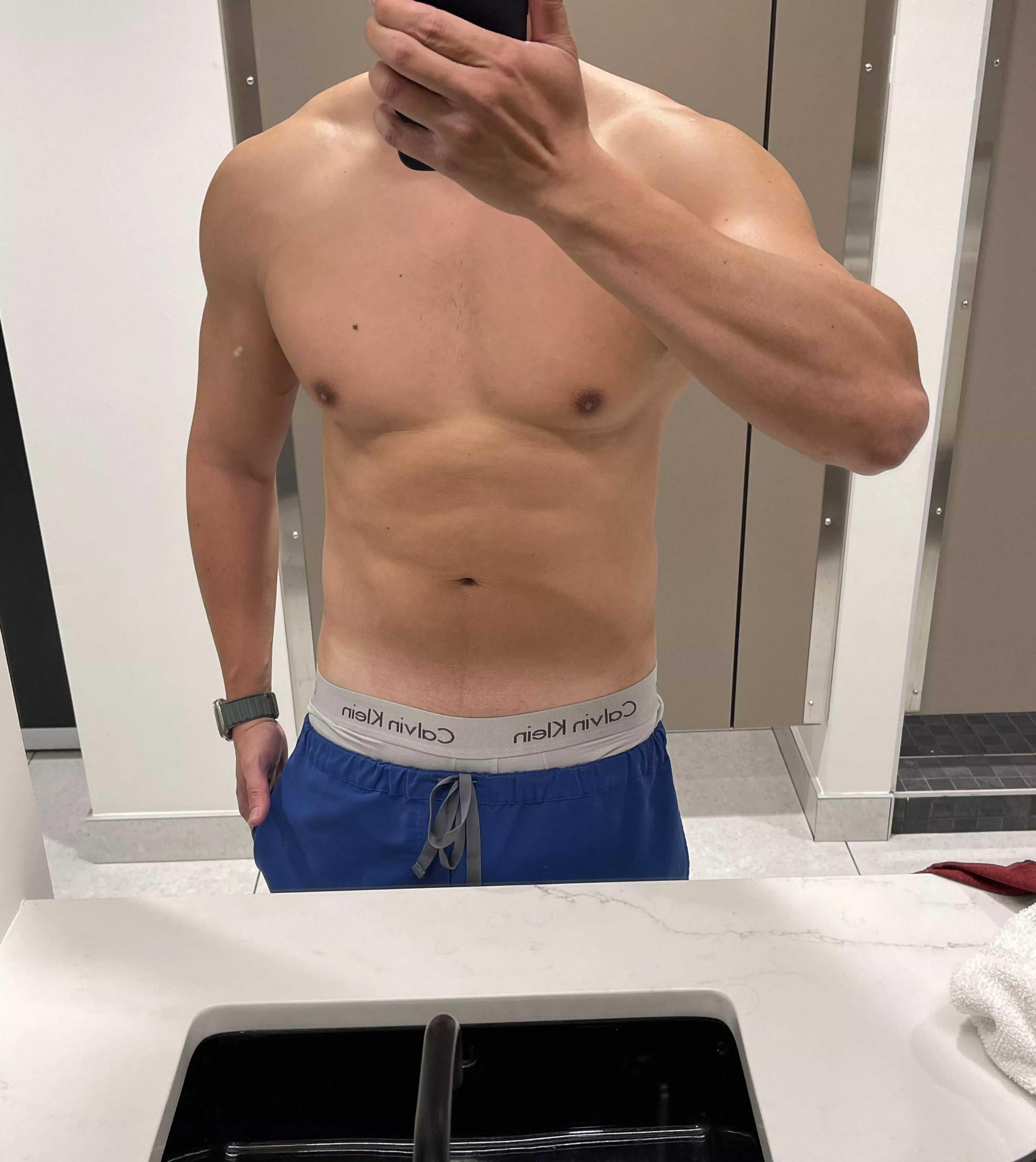 Finished A(M) gym session, care to join me in the shower? posted by Mcadam111