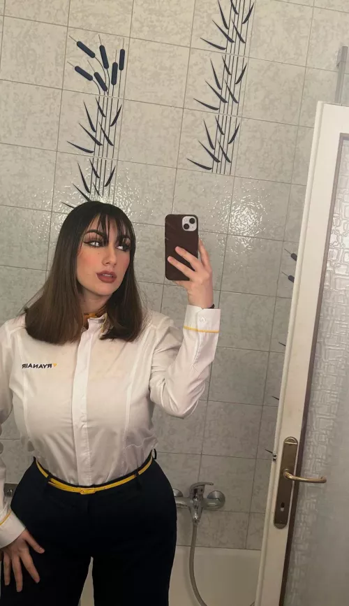 Flight attendant  by Fine-Ad4549