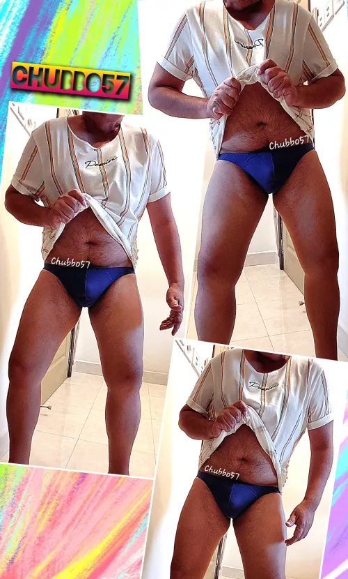 Got myself some new cheap underwear, and a new tee. Fits pretty darn well though.
😜🩲🌈 🆕🤓 by chubbo57