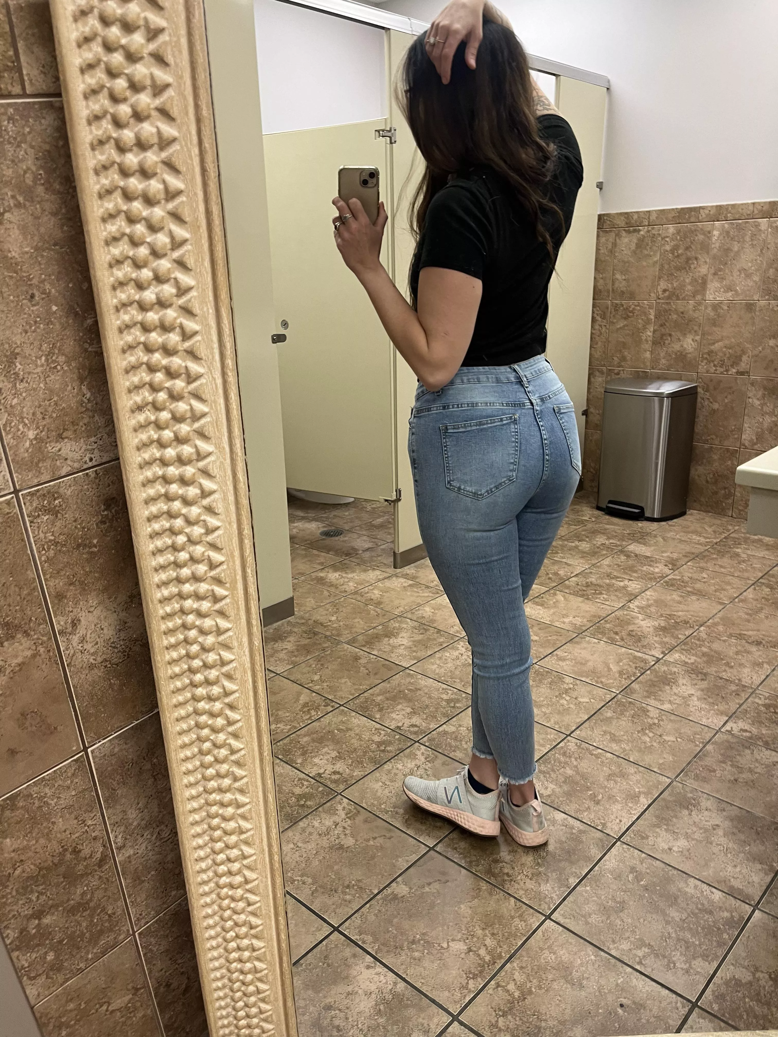 I hope you’re not tired of work selfies 😋 [F] posted by HeatherWhite33