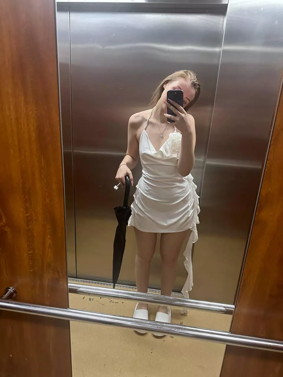 I'm sure you'd like to know what's under that dress. posted by HotnessAdorableQueen