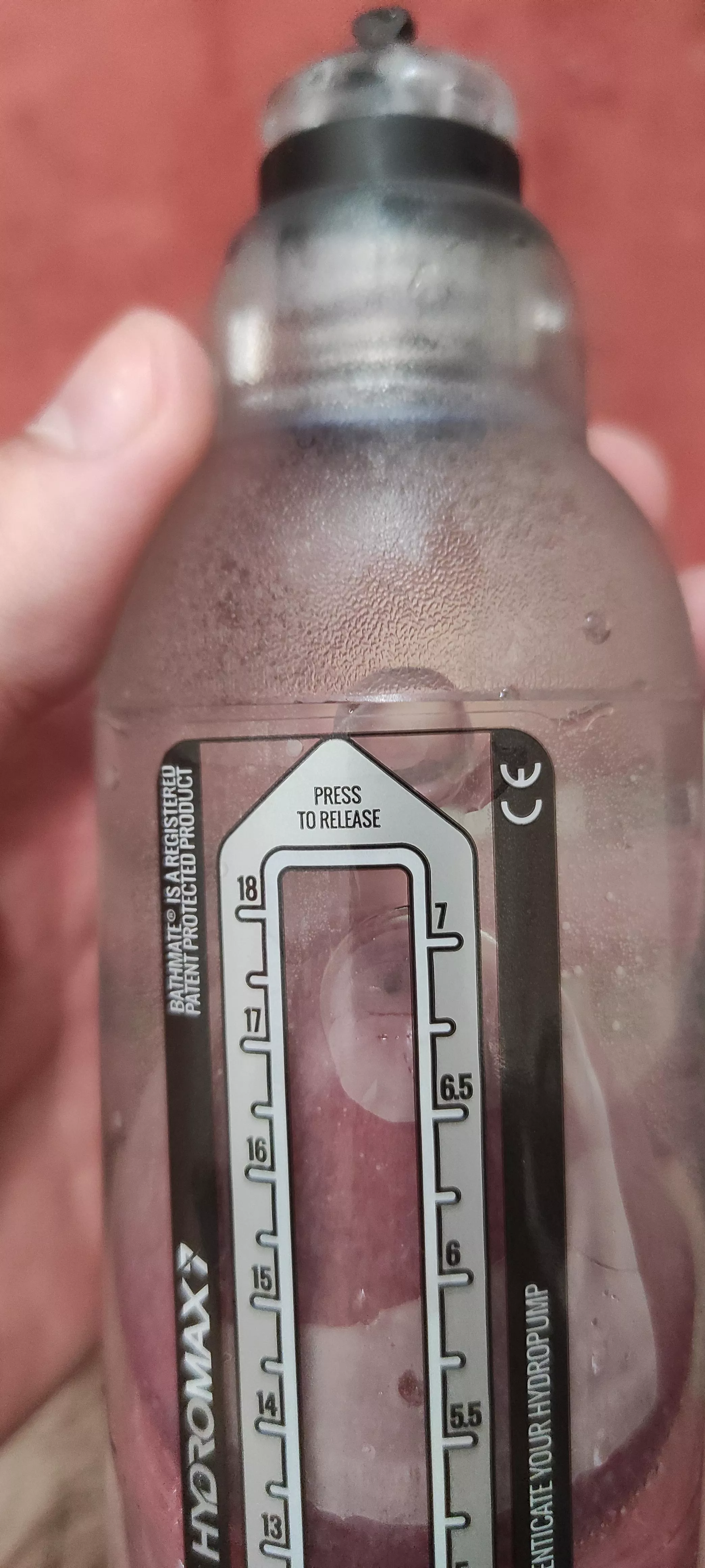 I'm usually 17 cm, it shows almost 18 here posted by PervyCroat