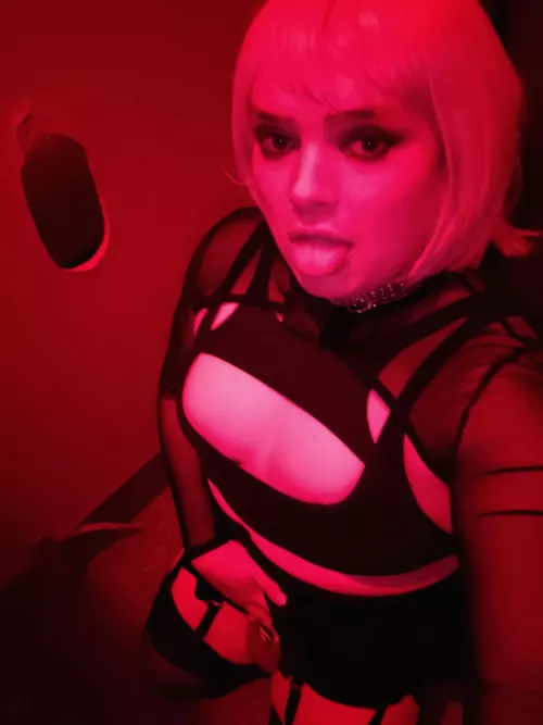 Locked up whilst serving superior cocks at the glory hole.  by JadeStorm8