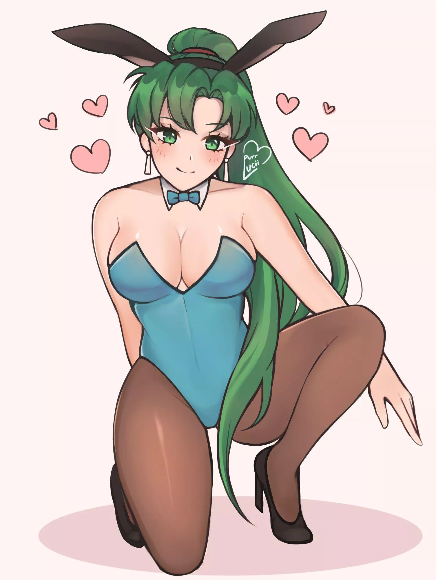 Lyn in a bunny outfit posted by LafterMastr