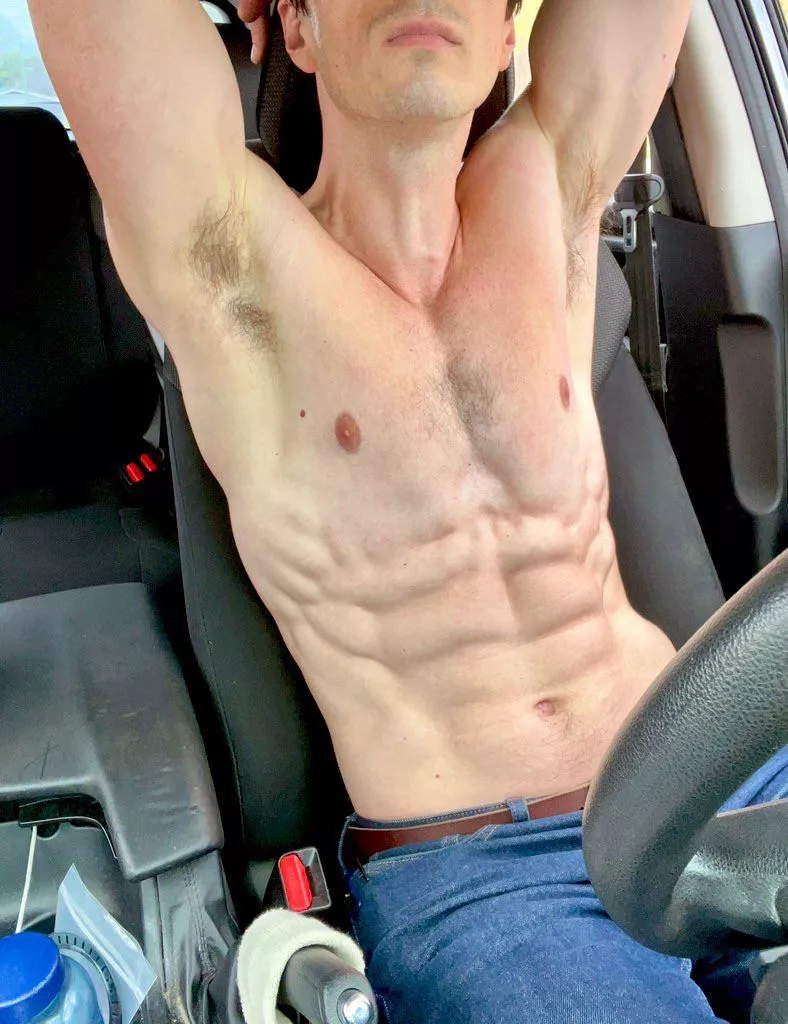 Needed to cool off after a workout.  posted by Shred_and_Bread