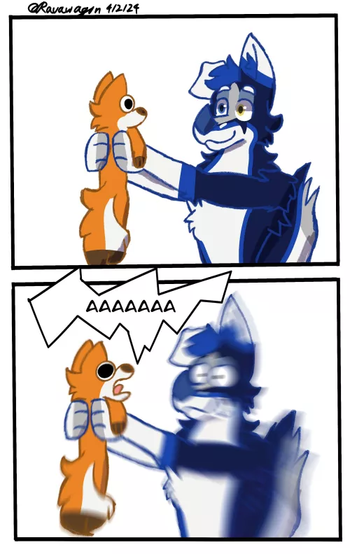 That's how foxes they are :) by Ravawagon