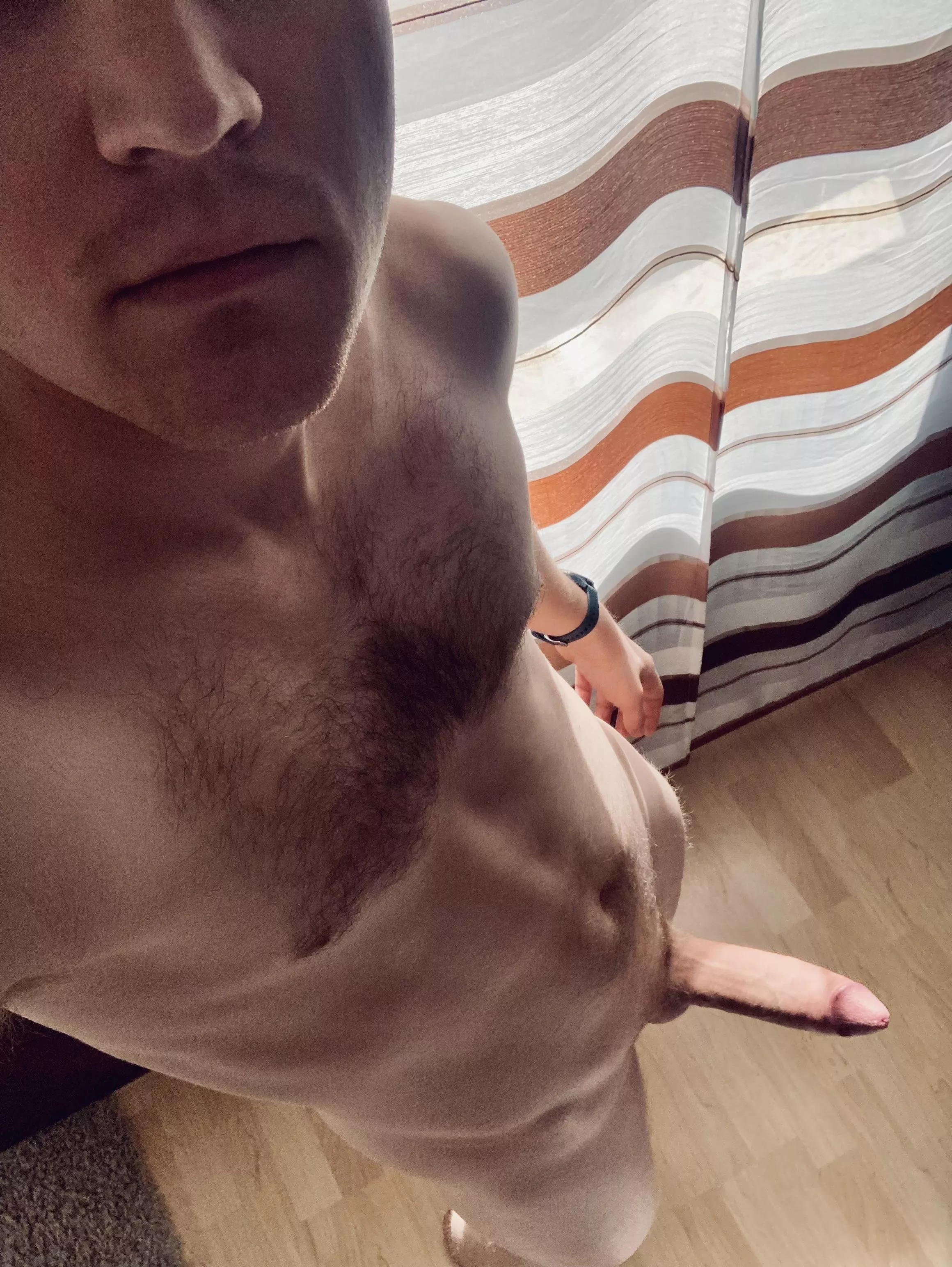 The morning sun feels great on my 🍆 posted by cockant