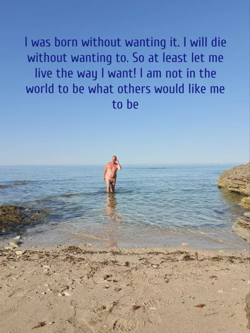 This life motto suits me well by NudistDE