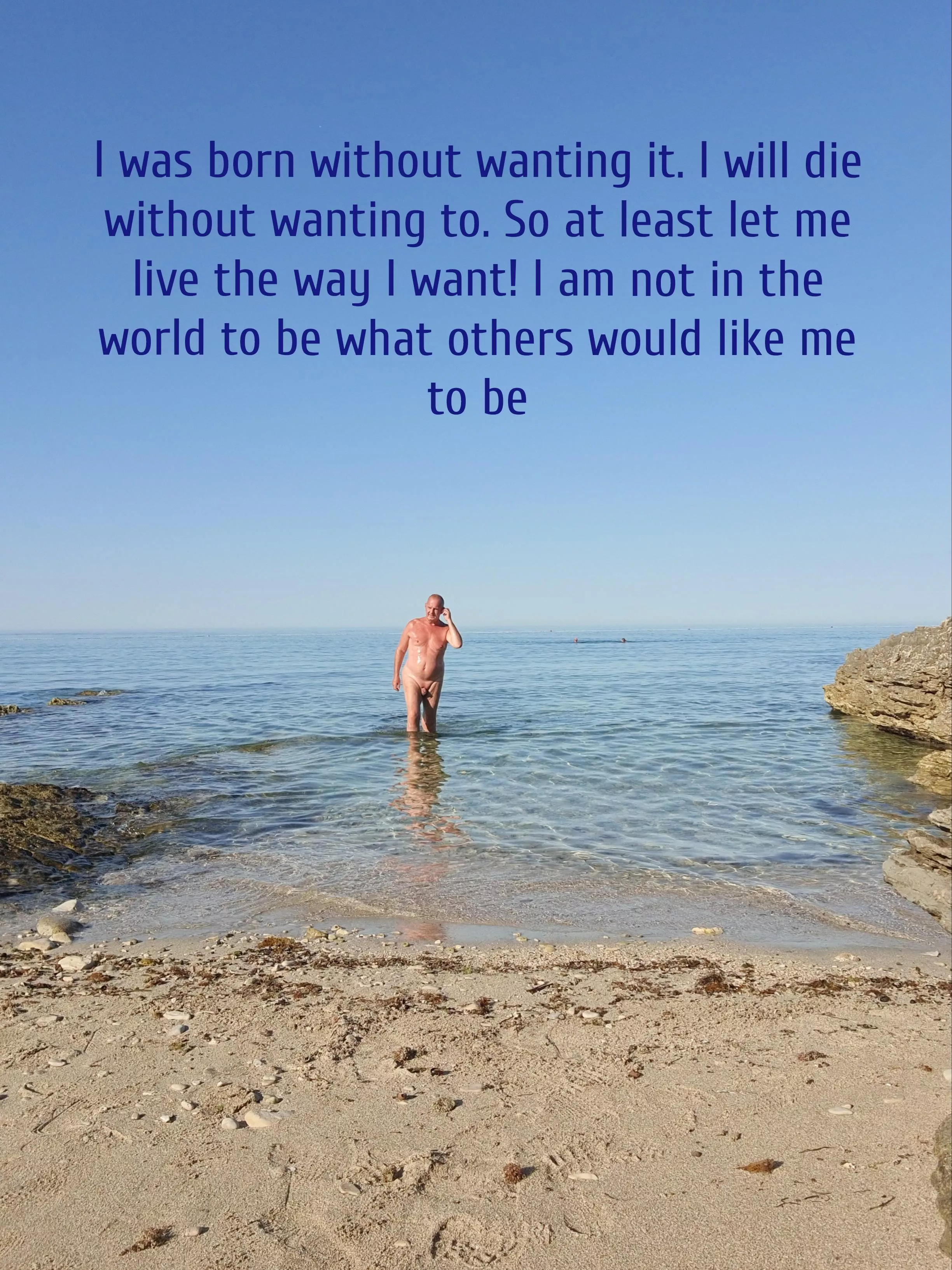 This life motto suits me well posted by NudistDE