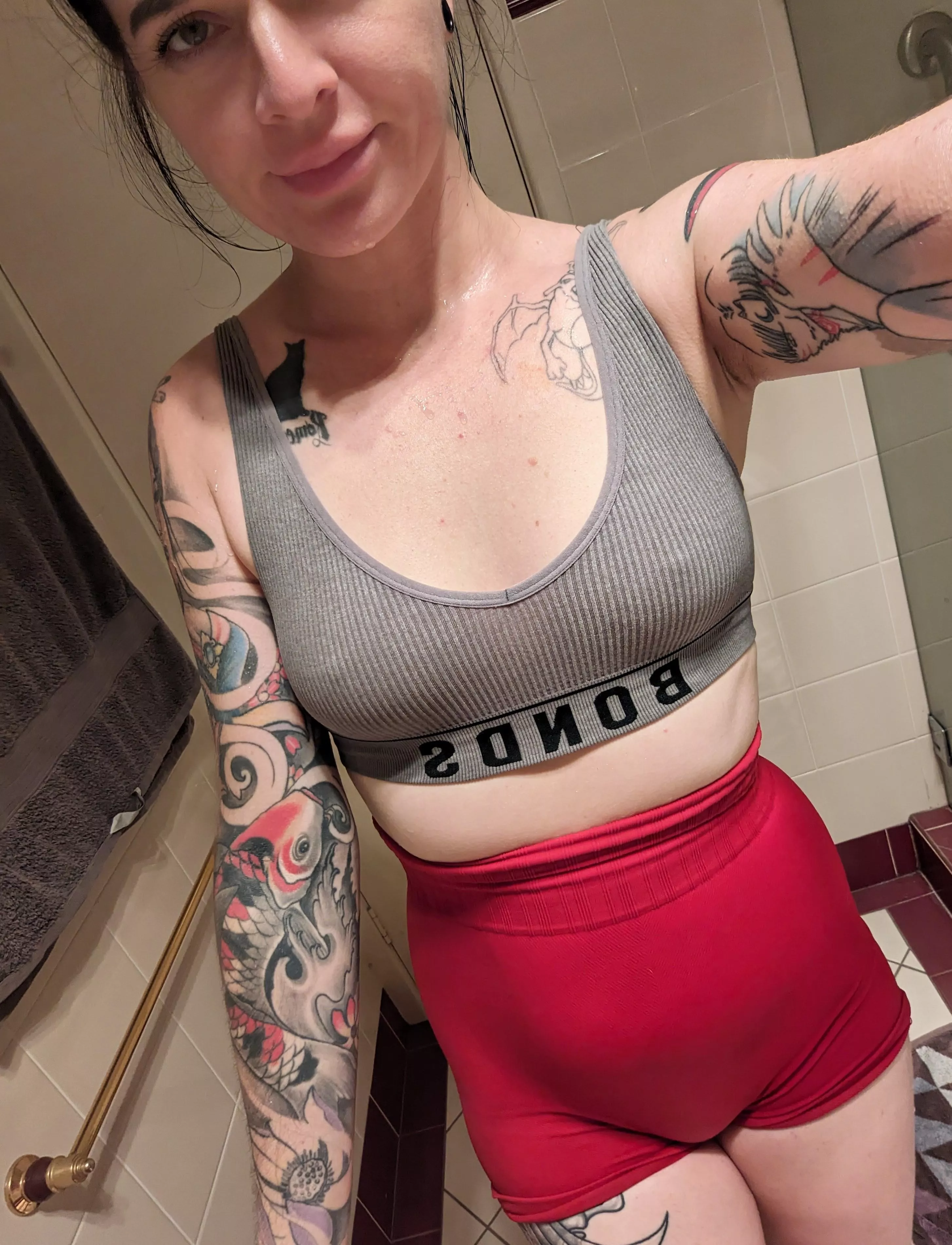 Working out just does things to me posted by MissRiahxo