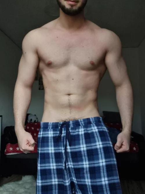 You see your bro's pubes peeking out, do you get on your knees for him? by collegegymbro2