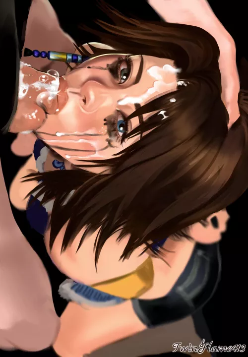 Yuna gets her throat used [Final Fantasy X-2] (TwinFlame413) by myfriendscantknow