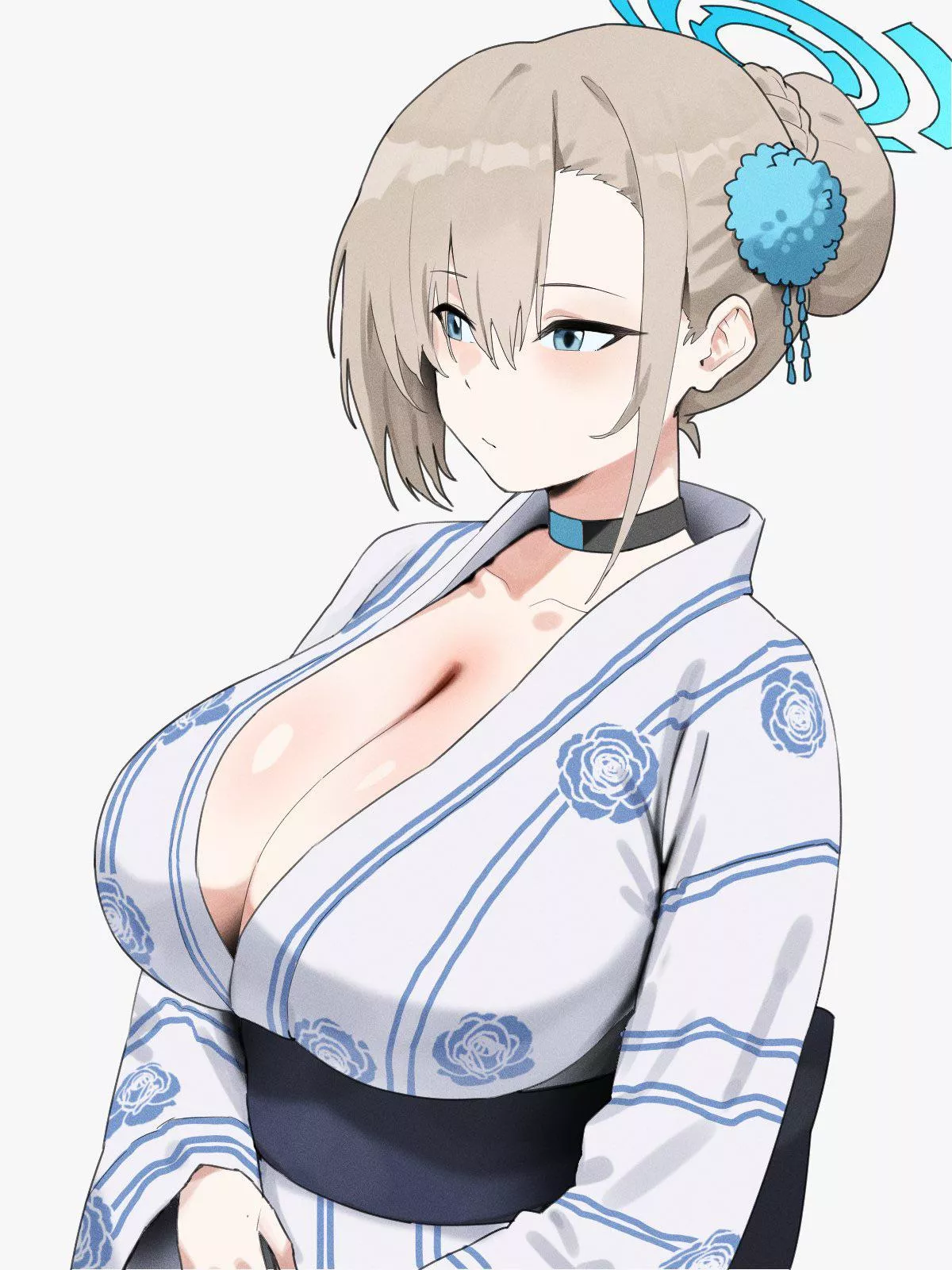 Asuna in a yukata with her hair up (rotogaki) [Blue Archive] posted by MillionHypotheses