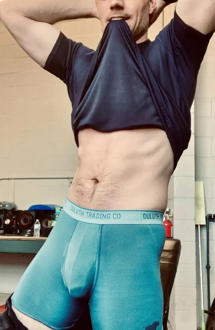 Blue bulge 😘 posted by NurseSean1987