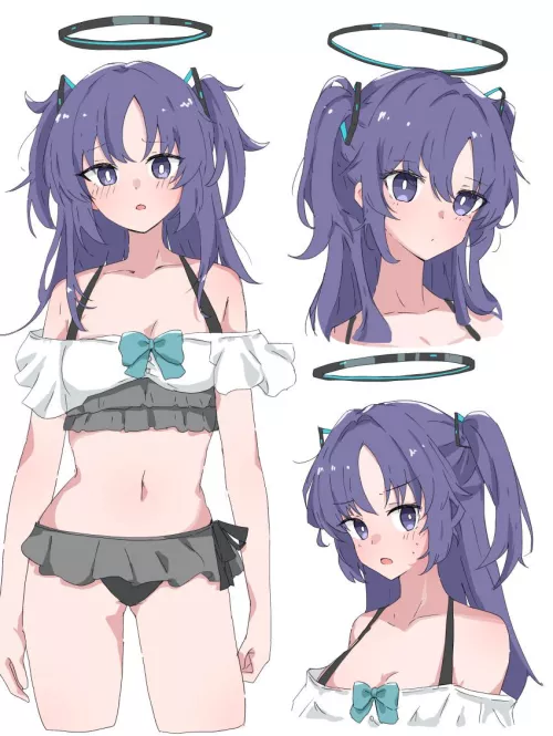 Cute and sexy angel waifu by reversedturnover