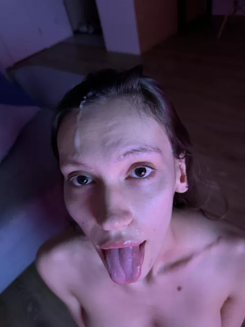 I think I have more on my face for your sperm. by auocamille