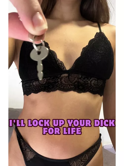 I'll lock up your dick for life by Proper_Barber5117