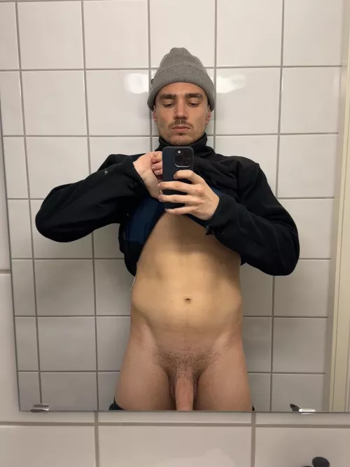 Just me who’s always doing this at gas station bathrooms? by Prestigious-Young-59