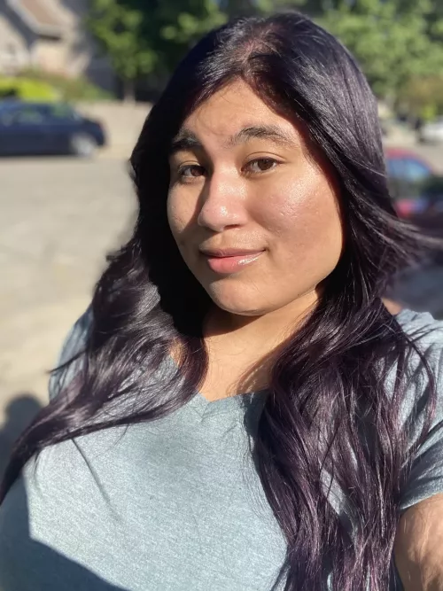 more purple hair selfies  by shayrulezd00d