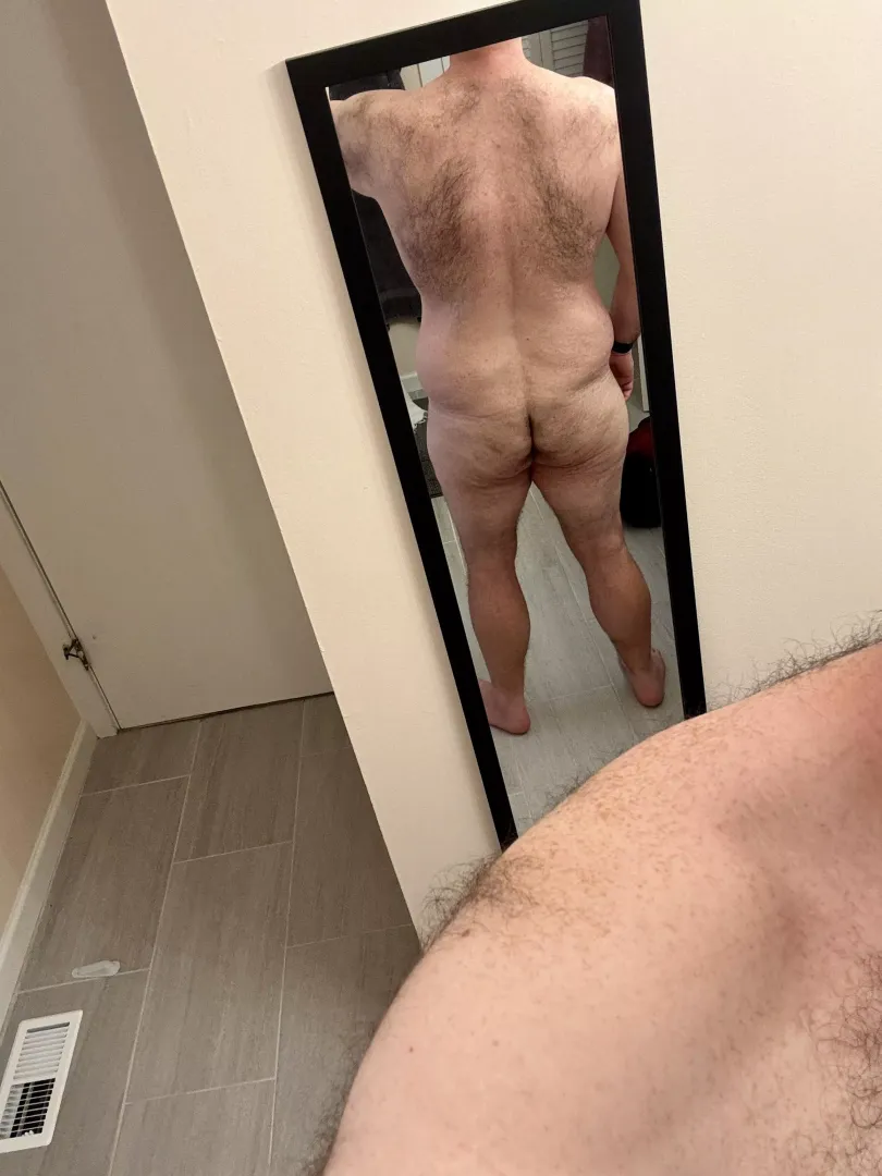 My backside is slowly getting better. Love handles ruin the upper body for now. My butt, who knows. posted by runningthefataway
