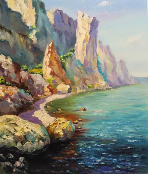 Near the Black sea. My oil painting on canvas by PrusRuslan