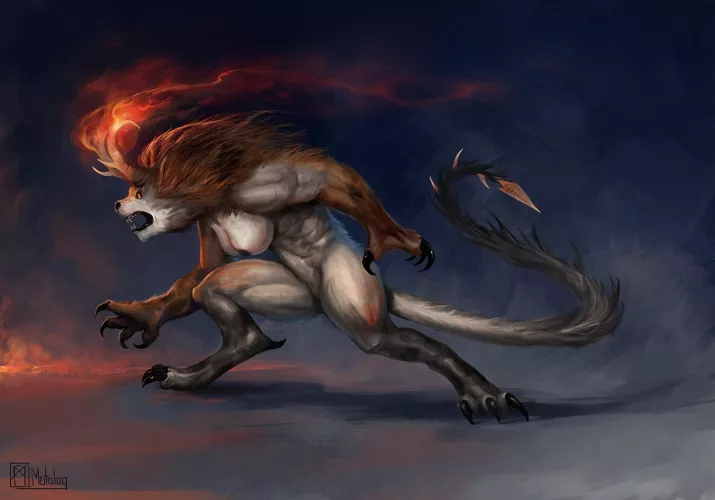 [OC] demonic form by Njarla