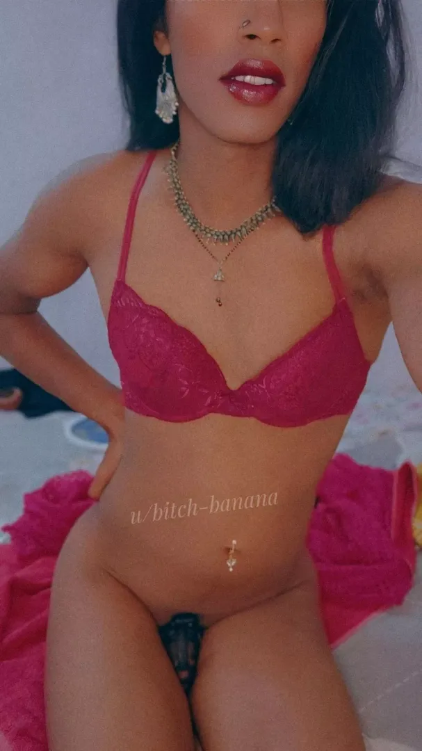 They call red, the colour of lust. Get the hint? posted by Bitch-banana