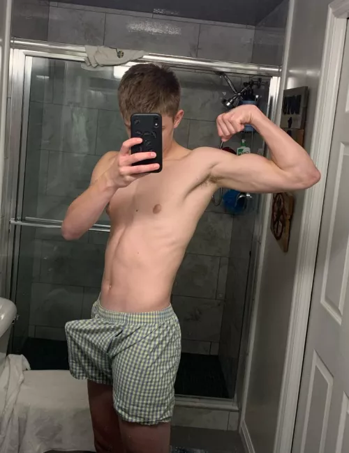 Where are my guys with gingham boxers? by TinyPresentation5080