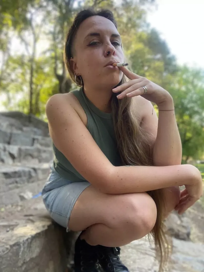 you want to see me smoke for you? posted by SweetTanja