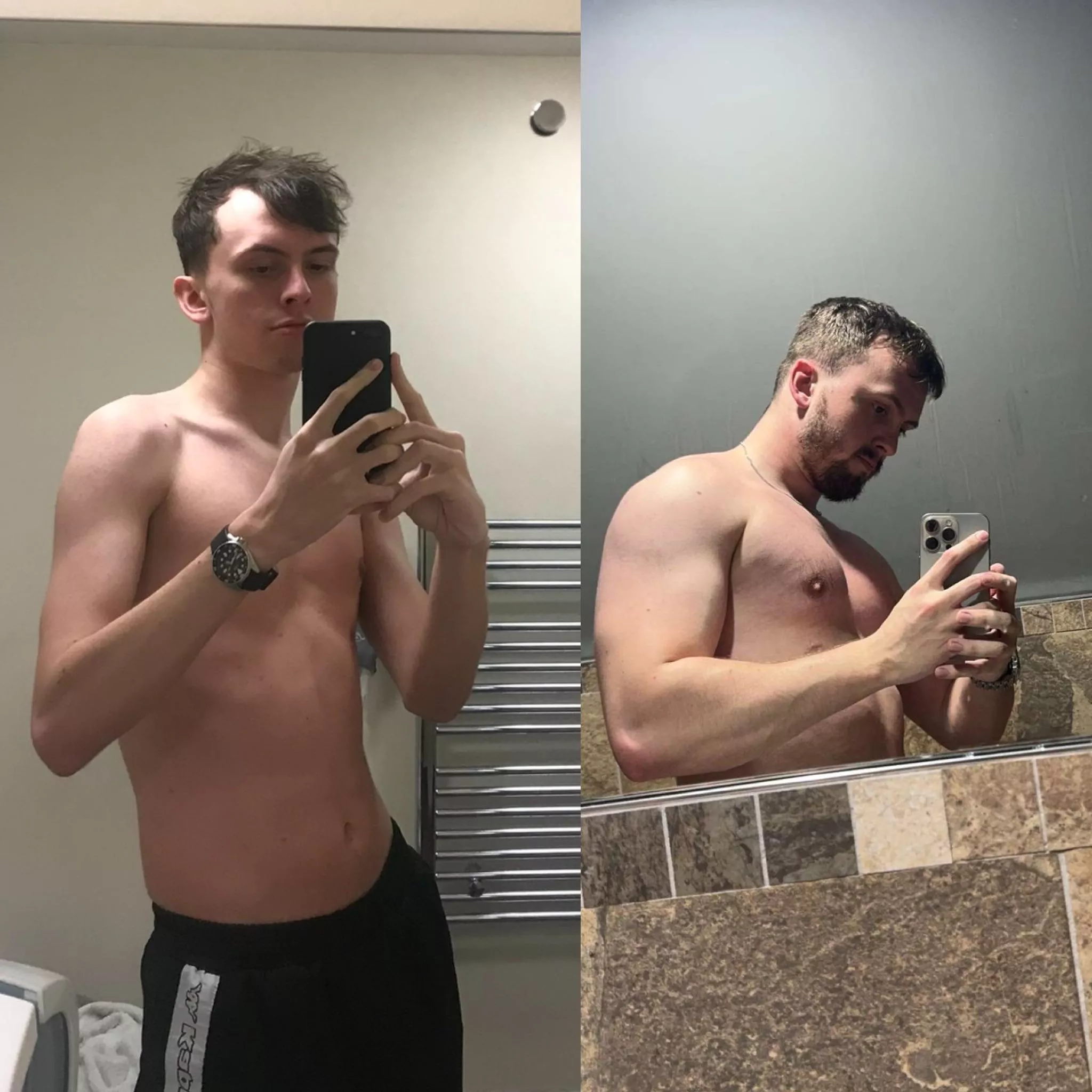 Happy to share a progress pic - 2020 vs 2024 posted by loner0803