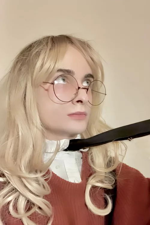 i miss wearing a school uniform… by Uncien